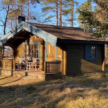 Timrad Stuga I Kanten Av Skogen Med Spa Moejlighet Mullsjö Екстериор снимка